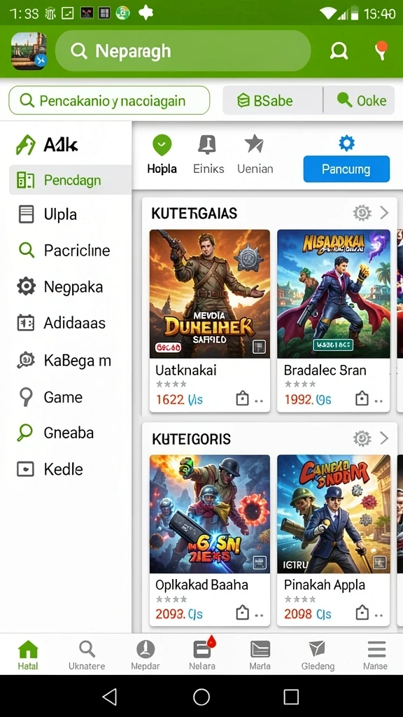 harum4d - Tampilan menu utama yang menarik dan informatif.