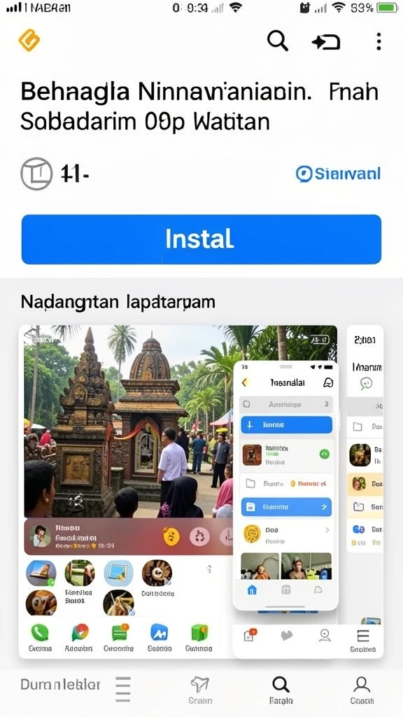 pakarjp - Tampilan antarmuka pengguna yang intuitif.