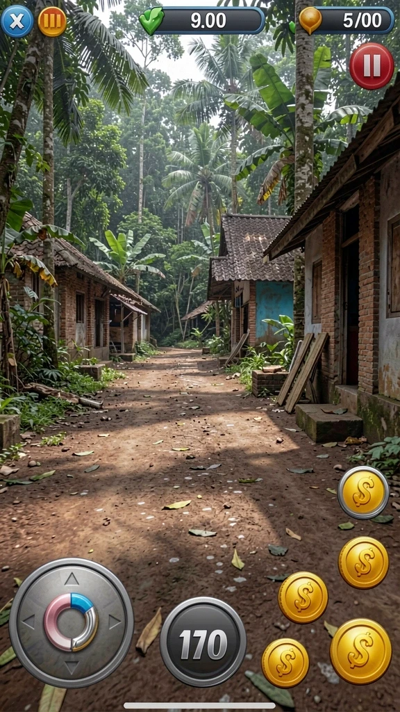 rsnok - Tangkapan layar menampilkan aksi seru dalam game.