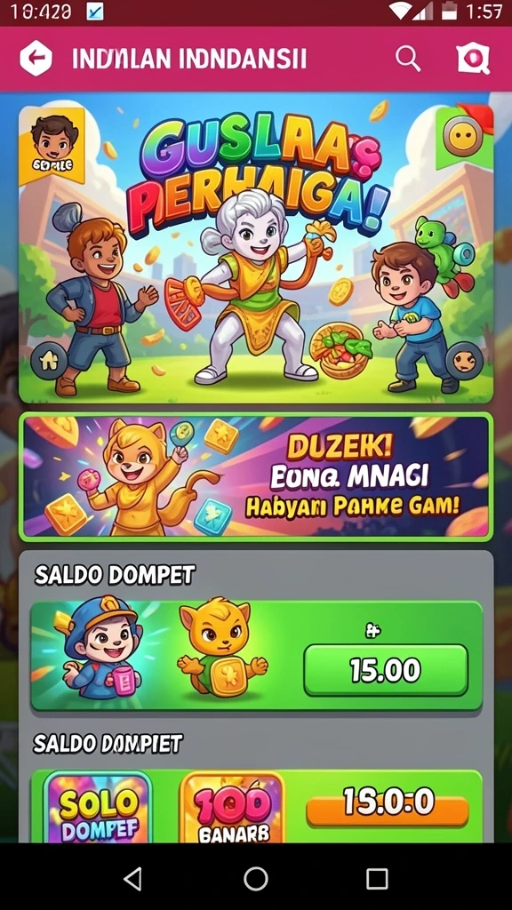 x168 - Berbagai karakter dan level yang dapat dieksplorasi.